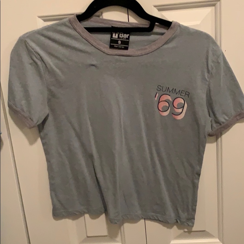 cotton on light blue tee shirt size small